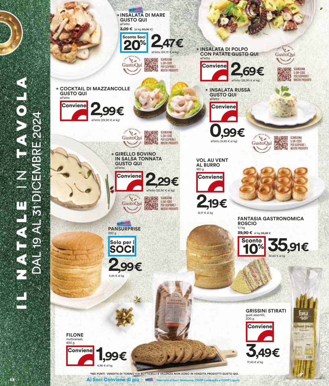 Volantino Coop - 19/12/2024 - 31/12/2024. Pagina 1