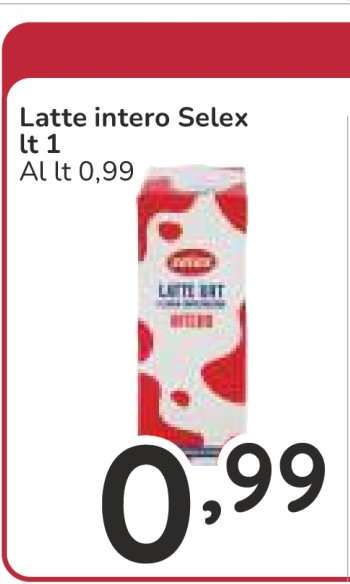 Latte intero Selex