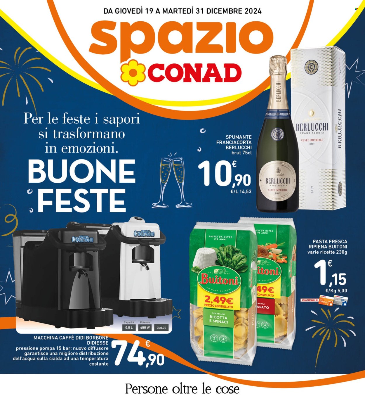 Volantino Spazio Conad - 19/12/2024 - 31/12/2024. Pagina 1