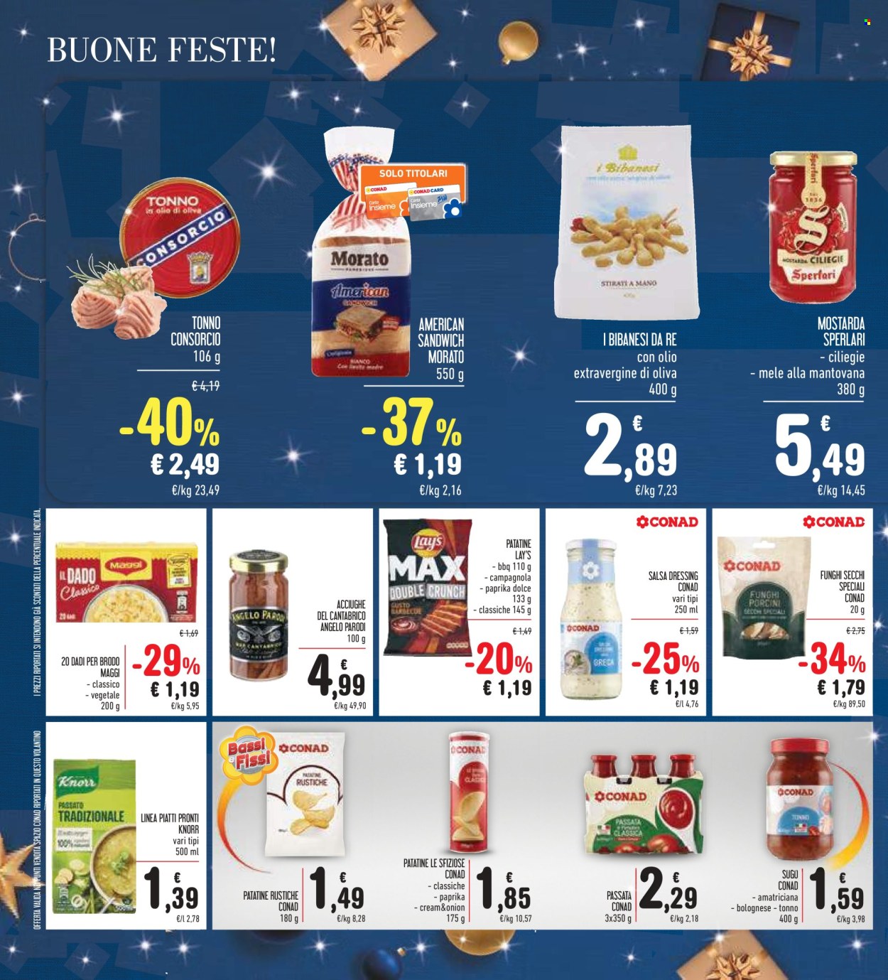 Volantino Spazio Conad - 18/12/2024 - 31/12/2024. Pagina 1