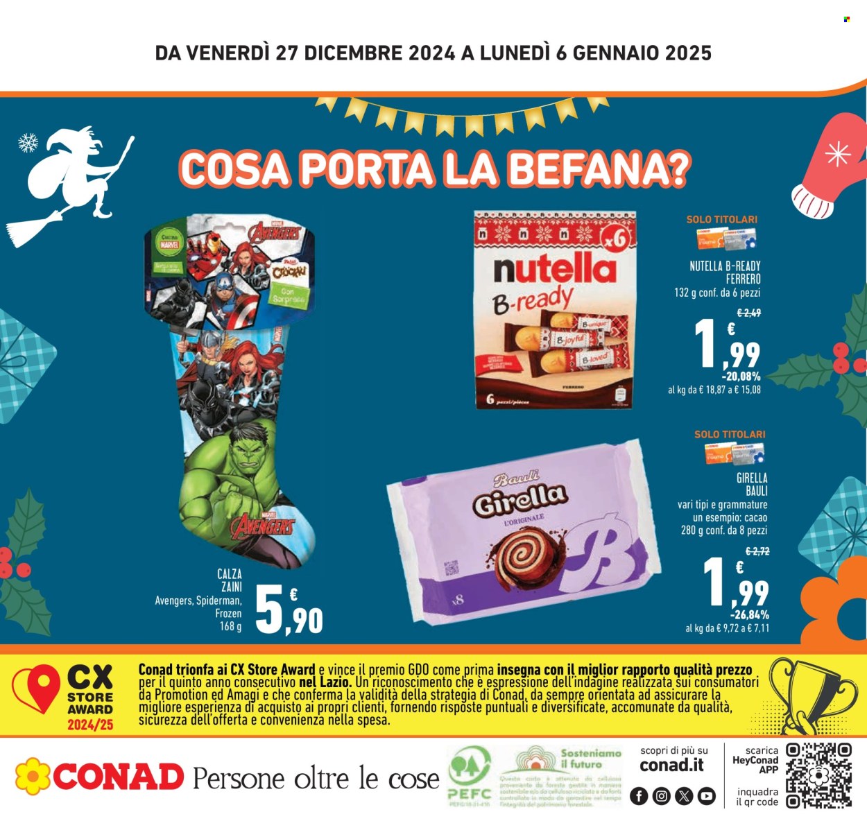 Volantino Conad - 27/12/2024 - 6/1/2025. Pagina 1