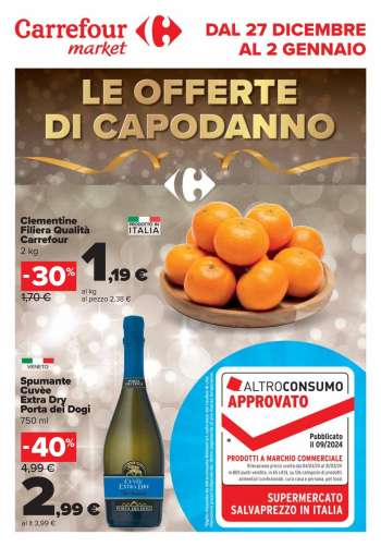 Volantino Carrefour - 27/12/2024 - 2/1/2025.