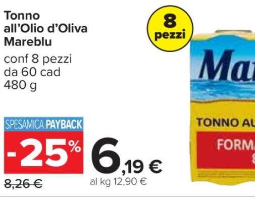 Tonno all’Olio d’Oliva Mareblu