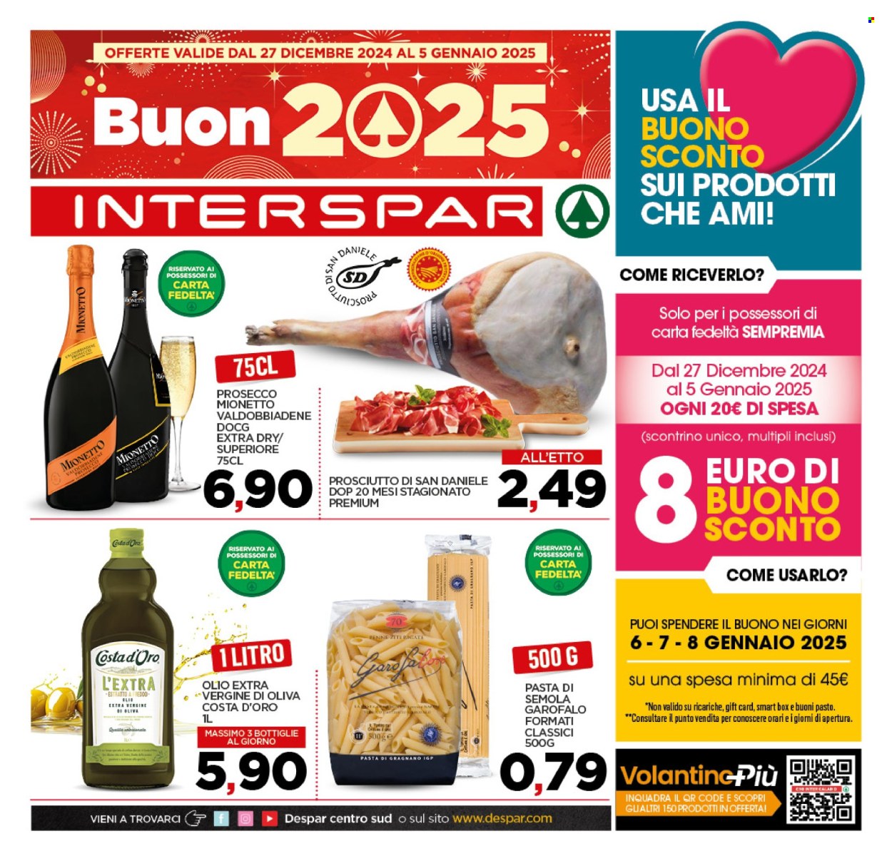 Volantino Interspar - 27/12/2024 - 5/1/2025. Pagina 1