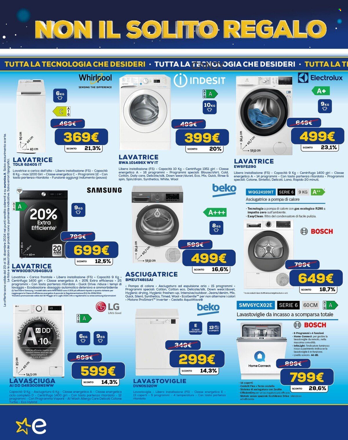 Volantino Euronics - 23/12/2024 - 2/1/2025. Pagina 1