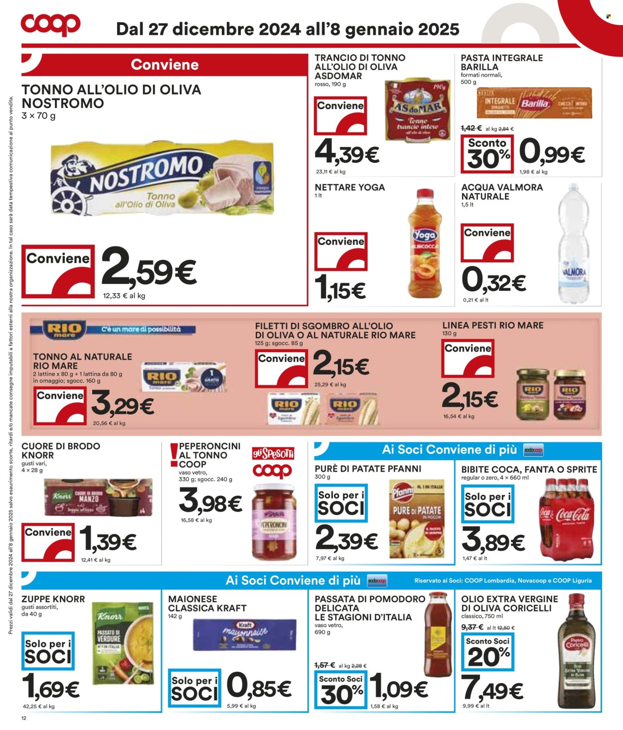 Volantino Coop - 27/12/2024 - 8/1/2025. Pagina 1