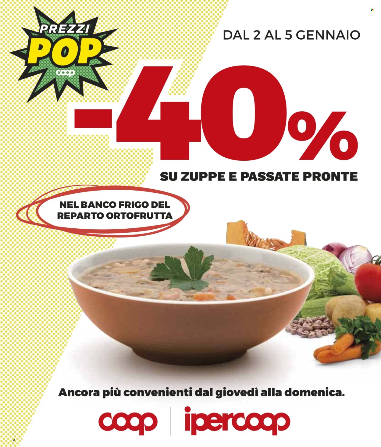 Volantino Coop - 27/12/2024 - 8/1/2025. Pagina 1