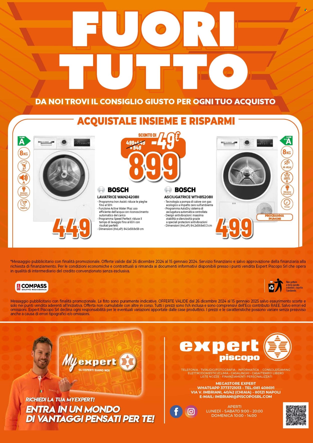 Volantino Expert - 26/12/2024 - 15/1/2025. Pagina 1