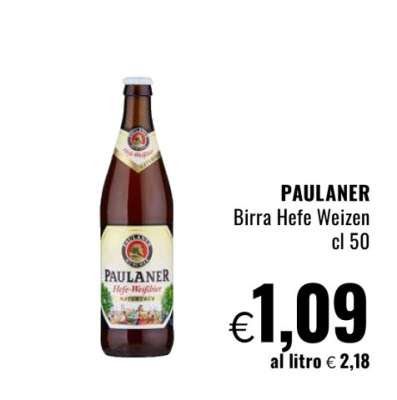 PAULANER Birra Hefe Weizen