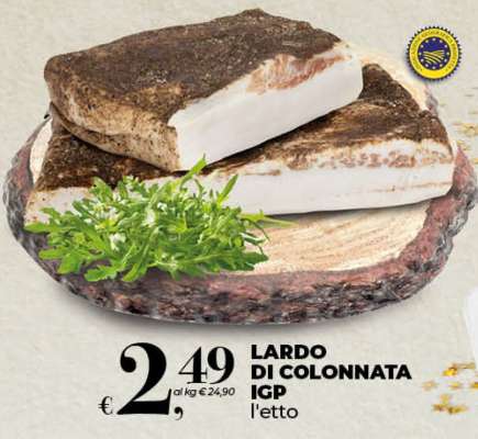 Lardo di colonnata igp