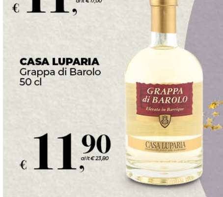 CASA LUPARIA Grappa di Barolo