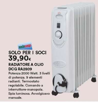 Radiatore a olio DCG RA2809