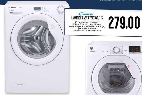 CANDY LAVATRICE EASY EY2 919WD/1-S