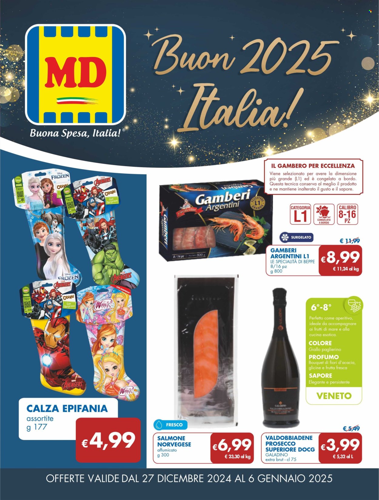 Volantino MD Discount - 27/12/2024 - 6/1/2025. Pagina 1