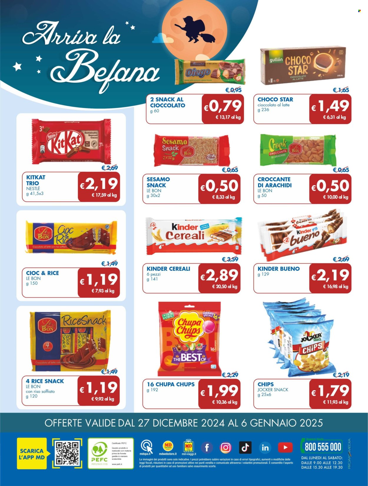 Volantino MD Discount - 27/12/2024 - 6/1/2025. Pagina 1