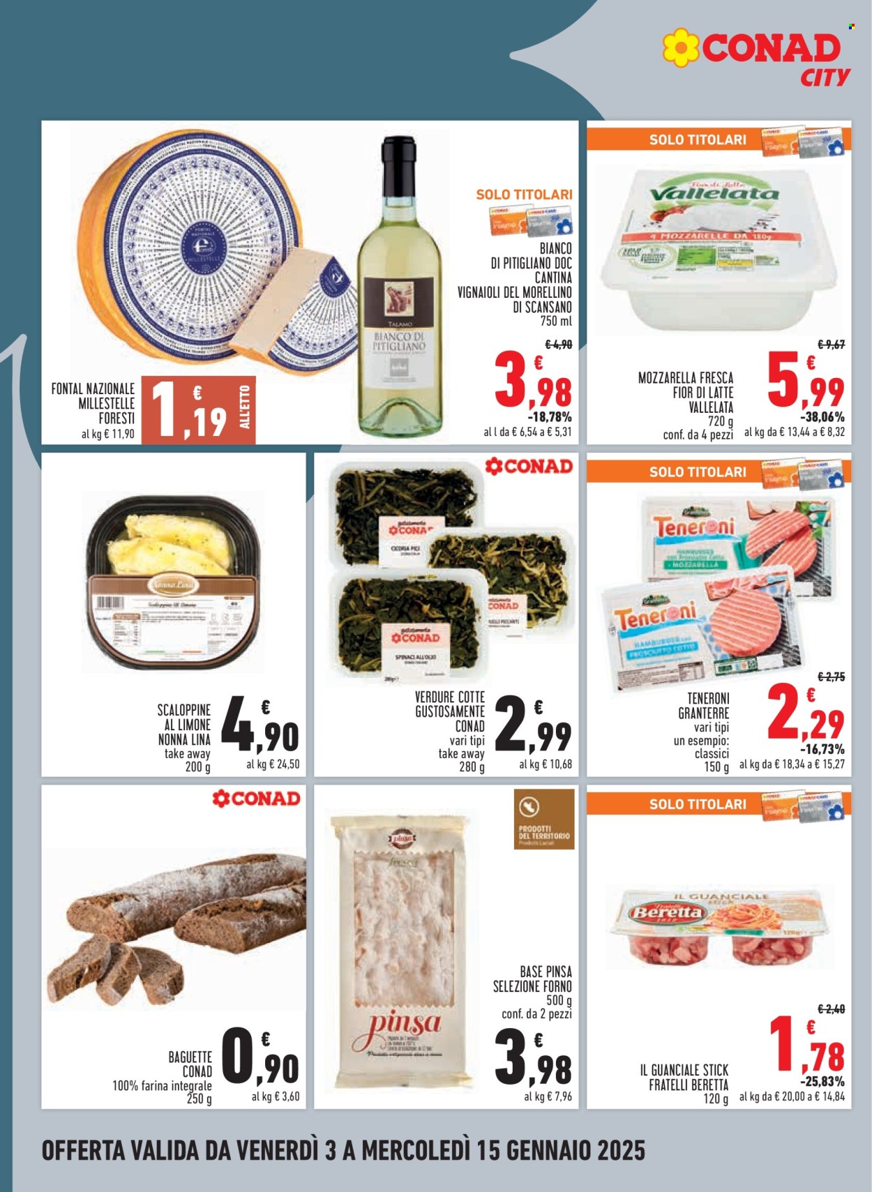 Volantino Conad - 3/1/2025 - 15/1/2025. Pagina 1