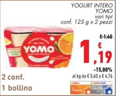 Yogurt Intero Yomo