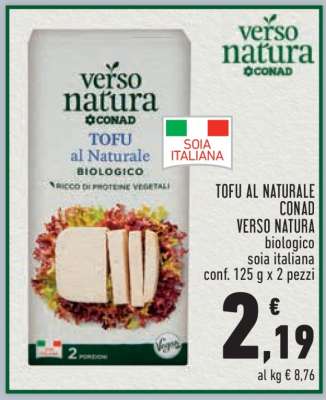 Tofu al Naturale Conad Verso Natura