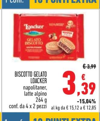 BISCOTTO GELATO LOACKER