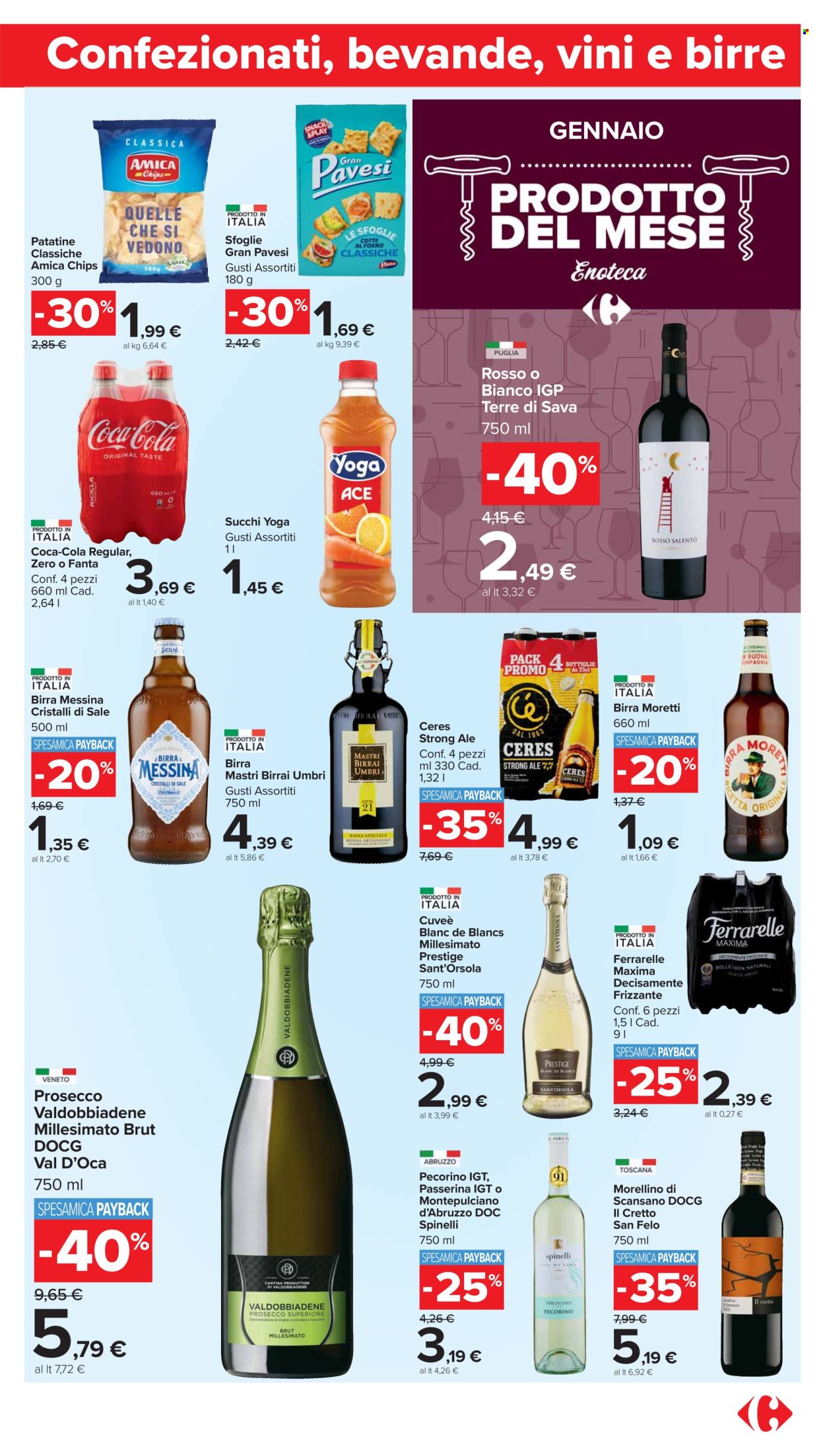 Volantino Carrefour - 3/1/2025 - 15/1/2025. Pagina 1