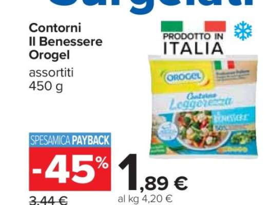 Contorni Il Benessere Orogel