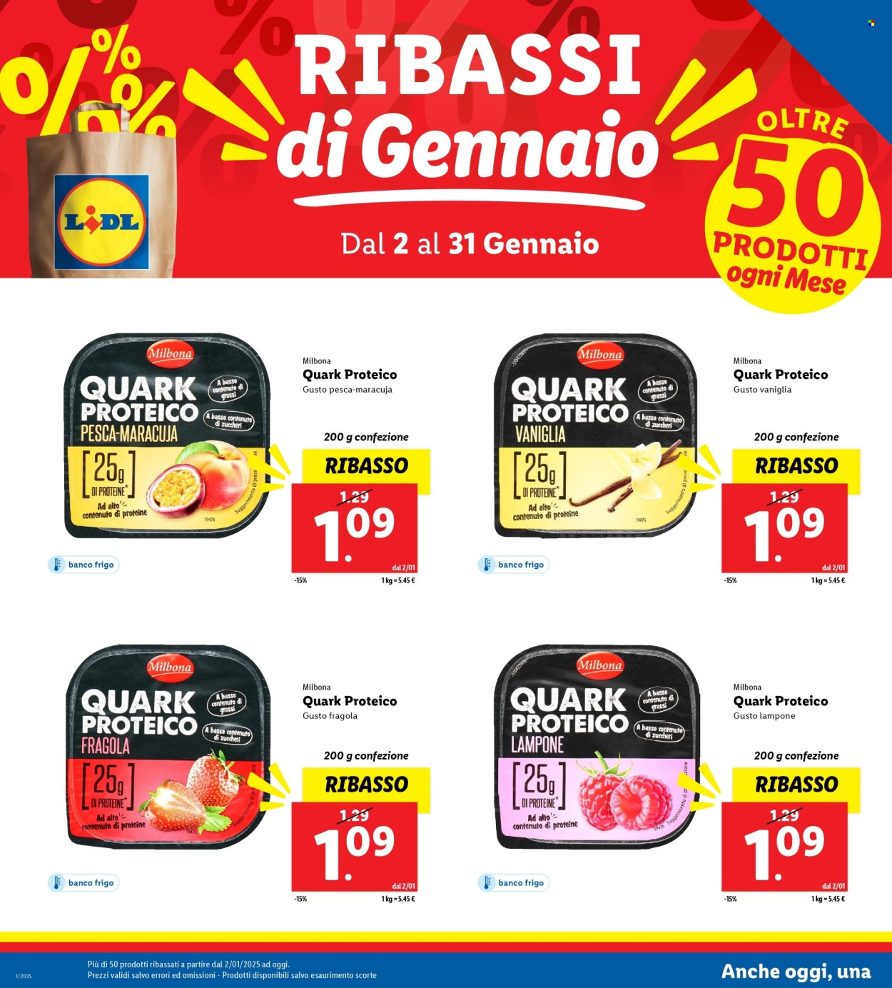 Volantino Lidl - 2/1/2025 - 31/1/2025. Pagina 1