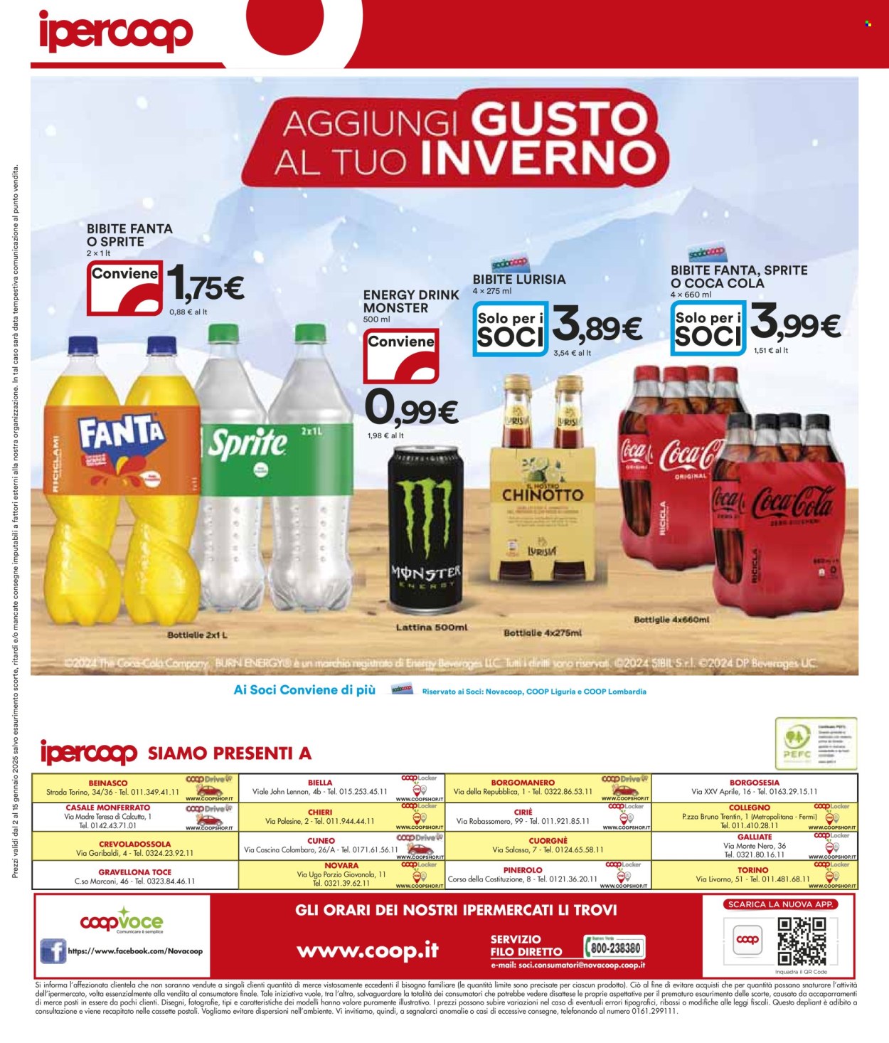 Volantino Coop - 2/1/2025 - 15/1/2025. Pagina 1