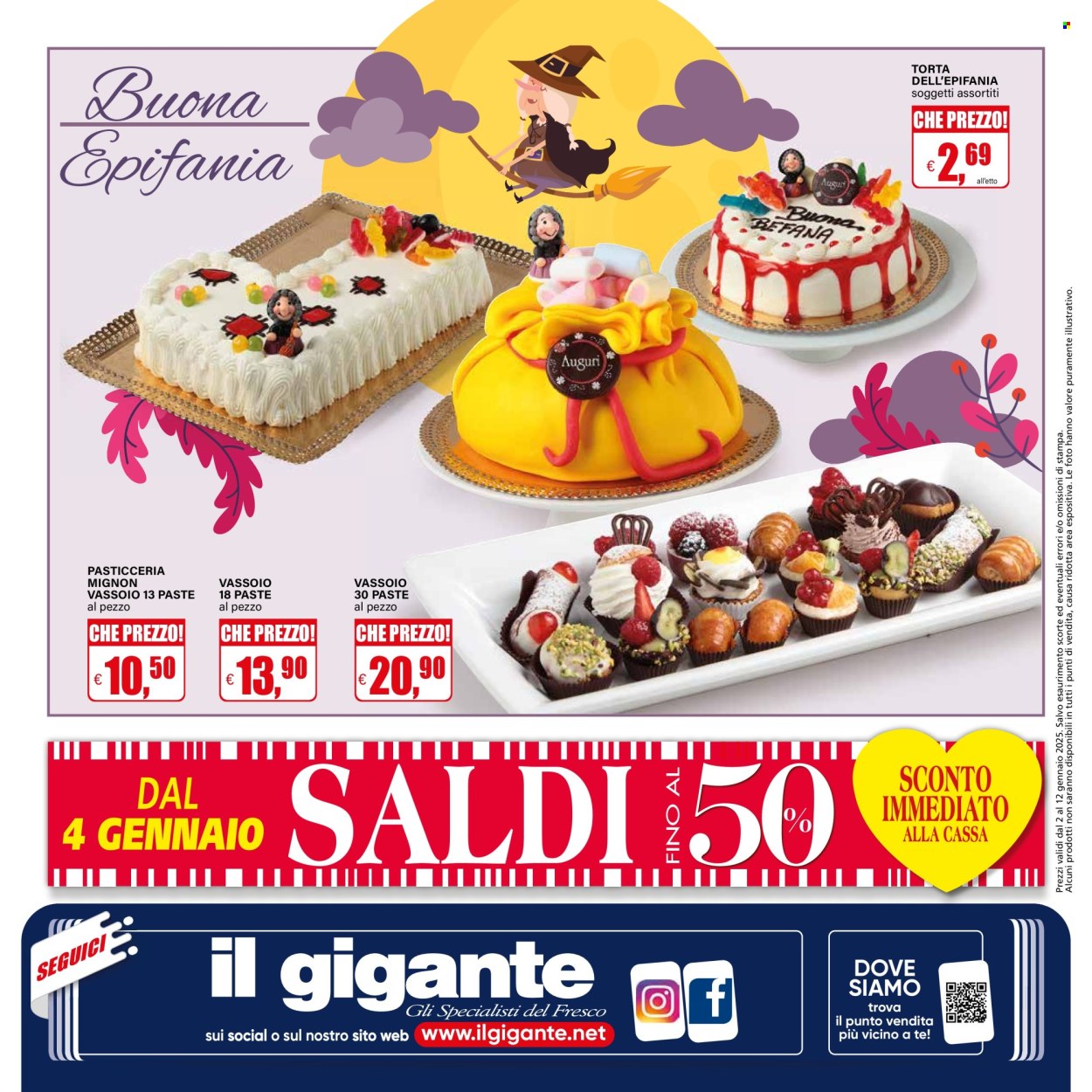 Volantino Il Gigante - 2/1/2025 - 12/1/2025. Pagina 1