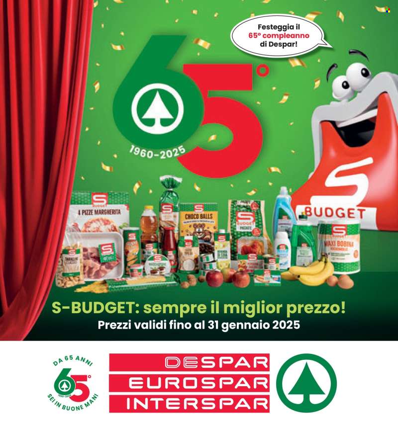 Volantino Eurospar - 2/1/2025 - 31/1/2025.