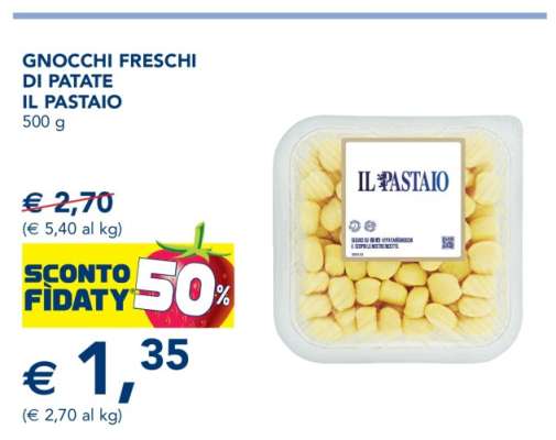 Gnocchi Freschi di Patate Il Pastaio