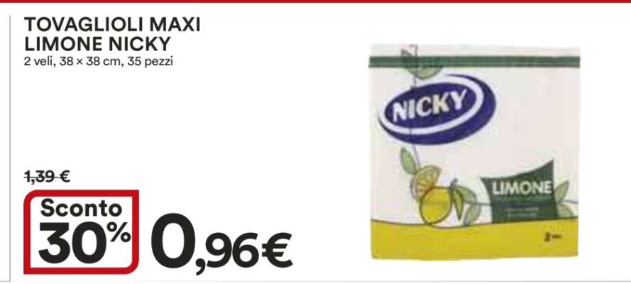 TOVAGLIOLI MAXI LIMONE NICKY