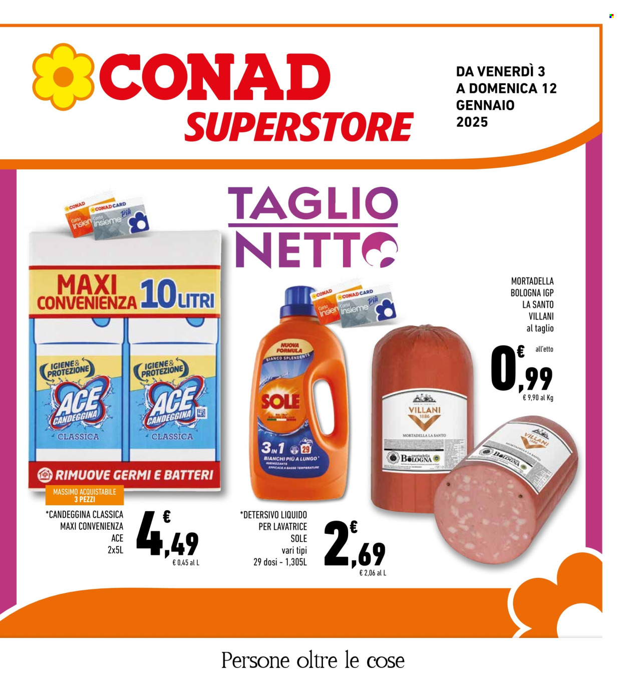 Volantino Conad Superstore - 3/1/2025 - 12/1/2025. Pagina 1