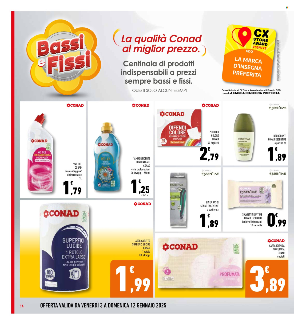 Volantino Conad Superstore - 3/1/2025 - 12/1/2025. Pagina 1