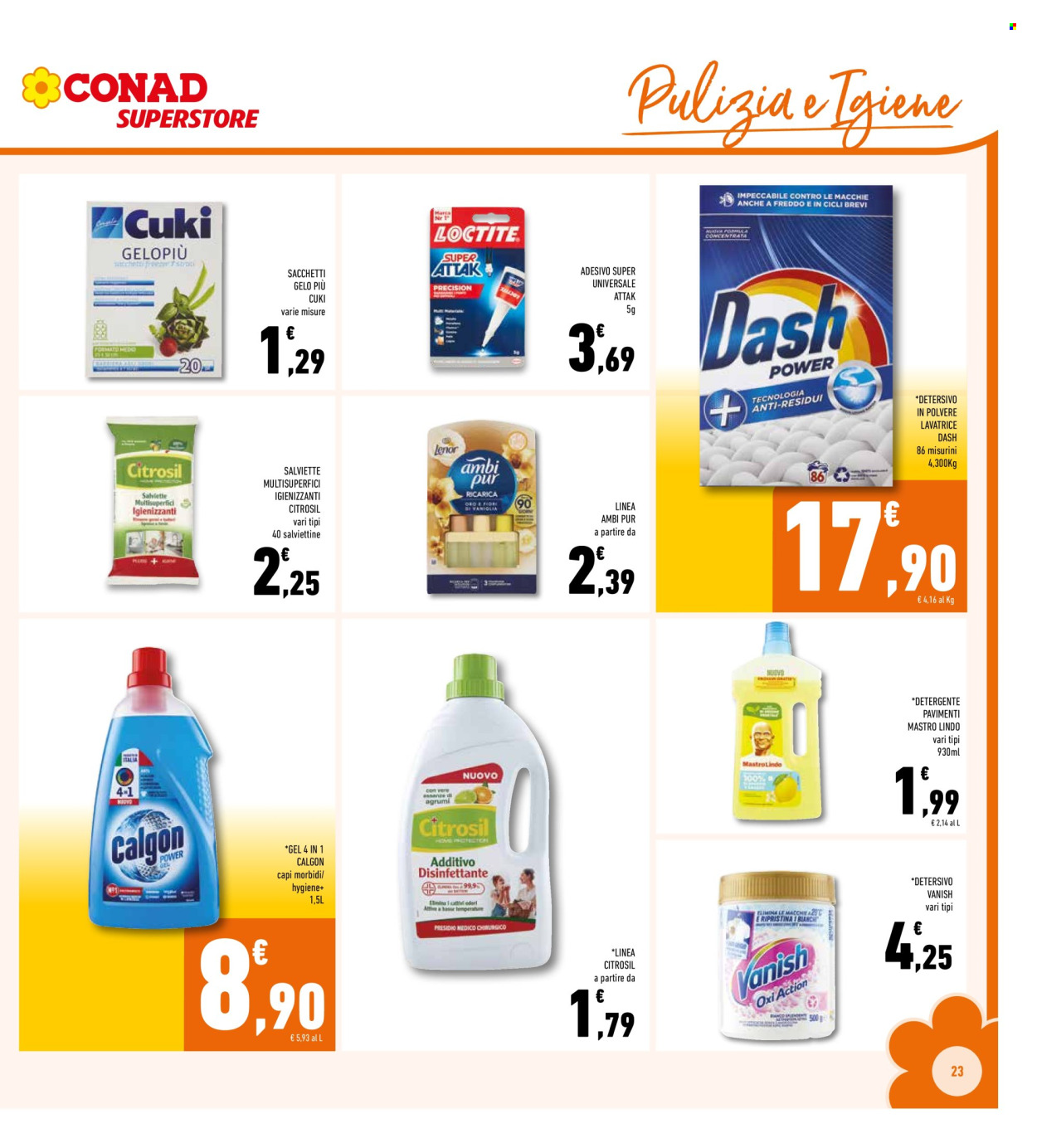 Volantino Conad Superstore - 3/1/2025 - 12/1/2025. Pagina 1