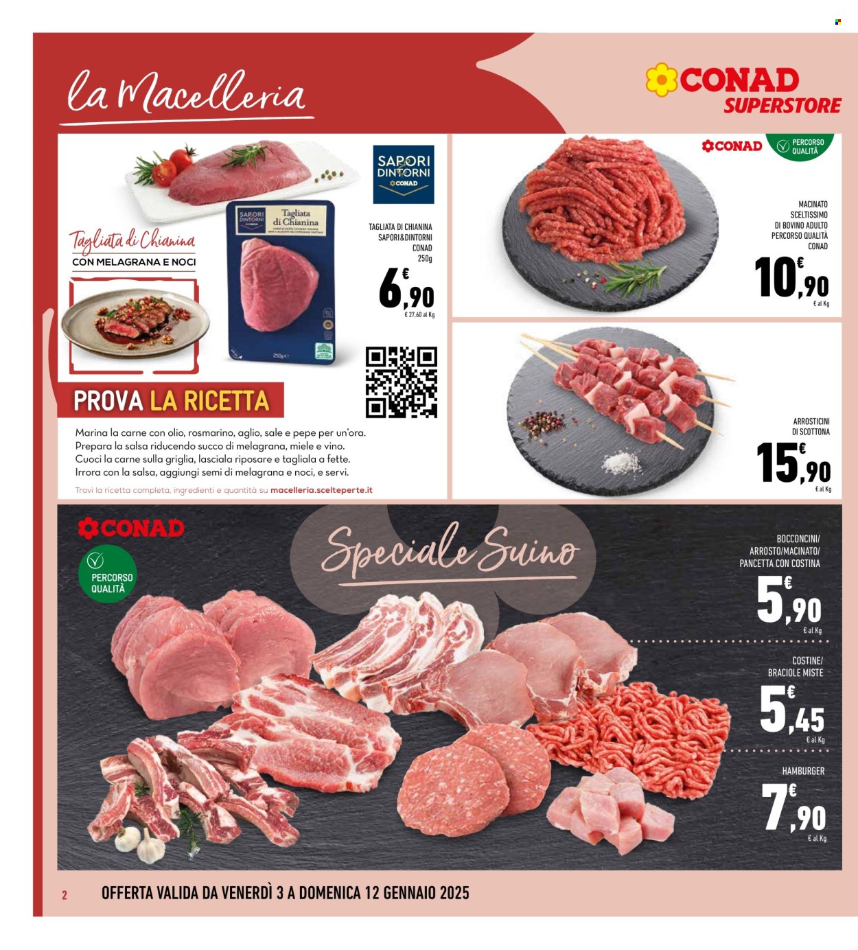 Volantino Conad Superstore - 3/1/2025 - 12/1/2025. Pagina 1