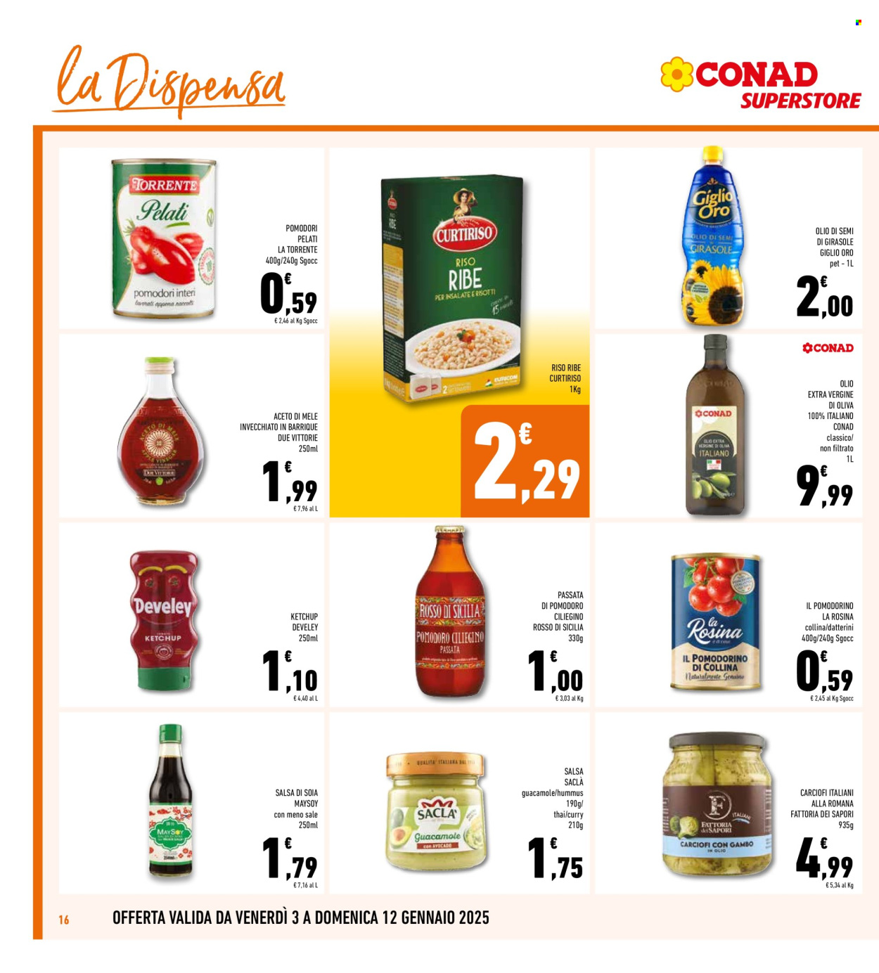 Volantino Conad Superstore - 3/1/2025 - 12/1/2025. Pagina 1