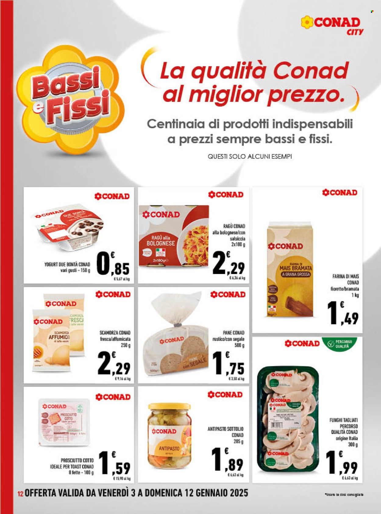 Volantino Conad City - 3/1/2025 - 12/1/2025. Pagina 1