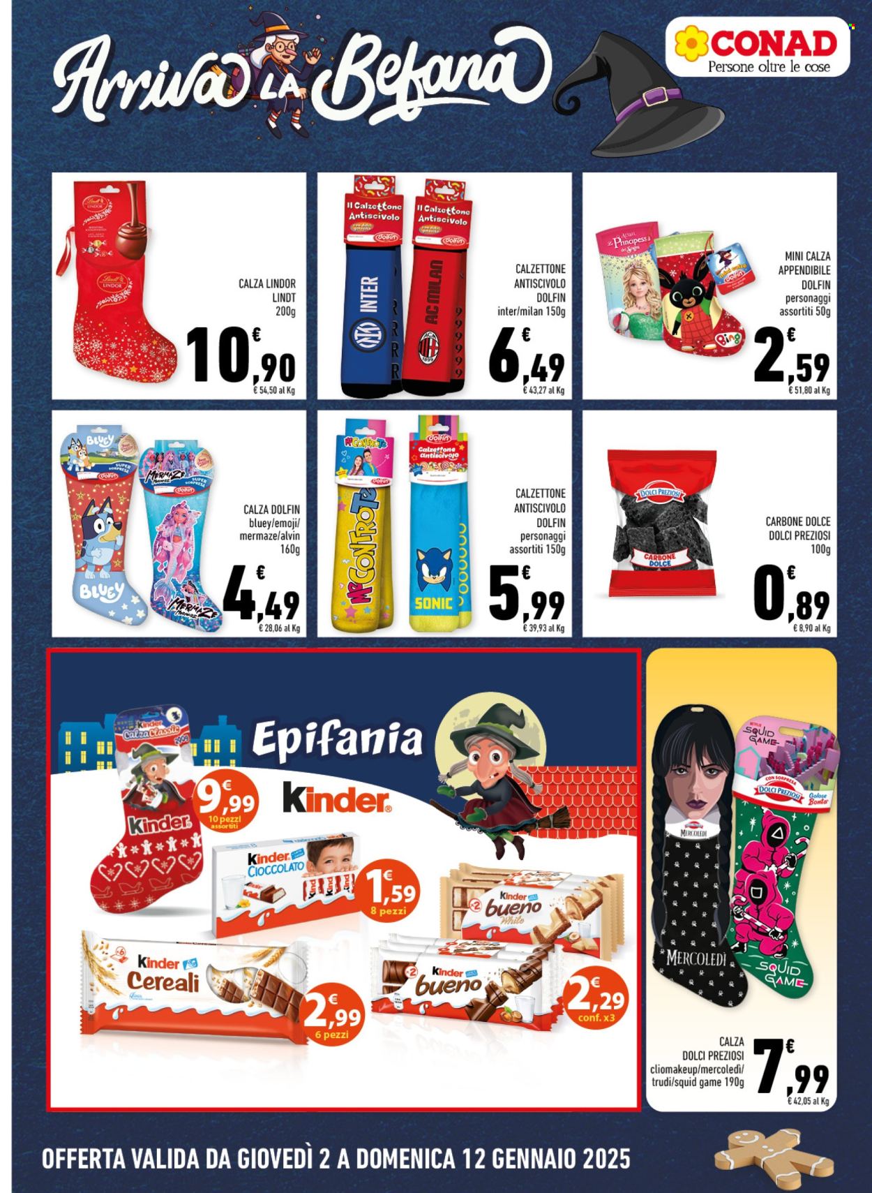 Volantino Margherita Conad - 2/1/2025 - 12/1/2025. Pagina 1