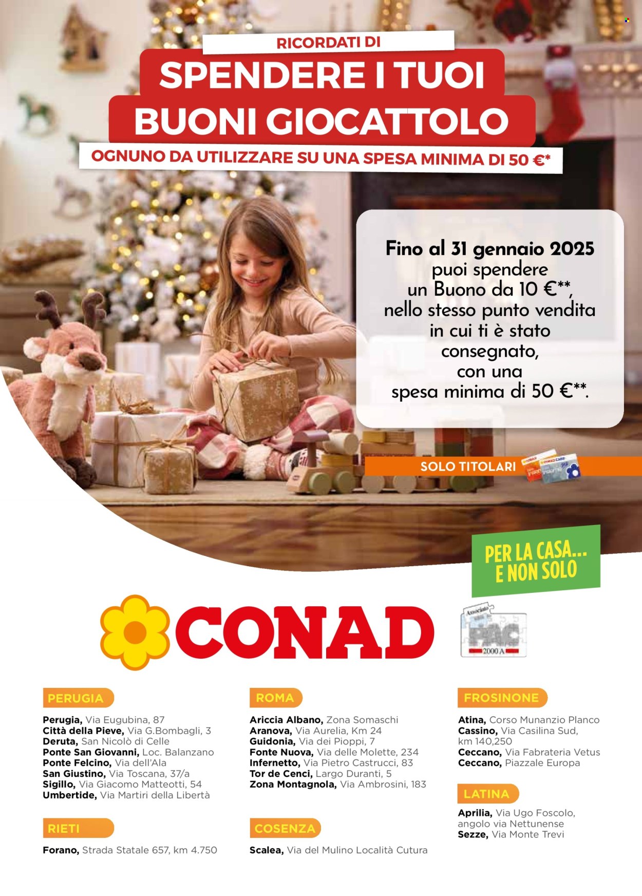 Volantino Conad - 3/1/2025 - 12/1/2025. Pagina 1