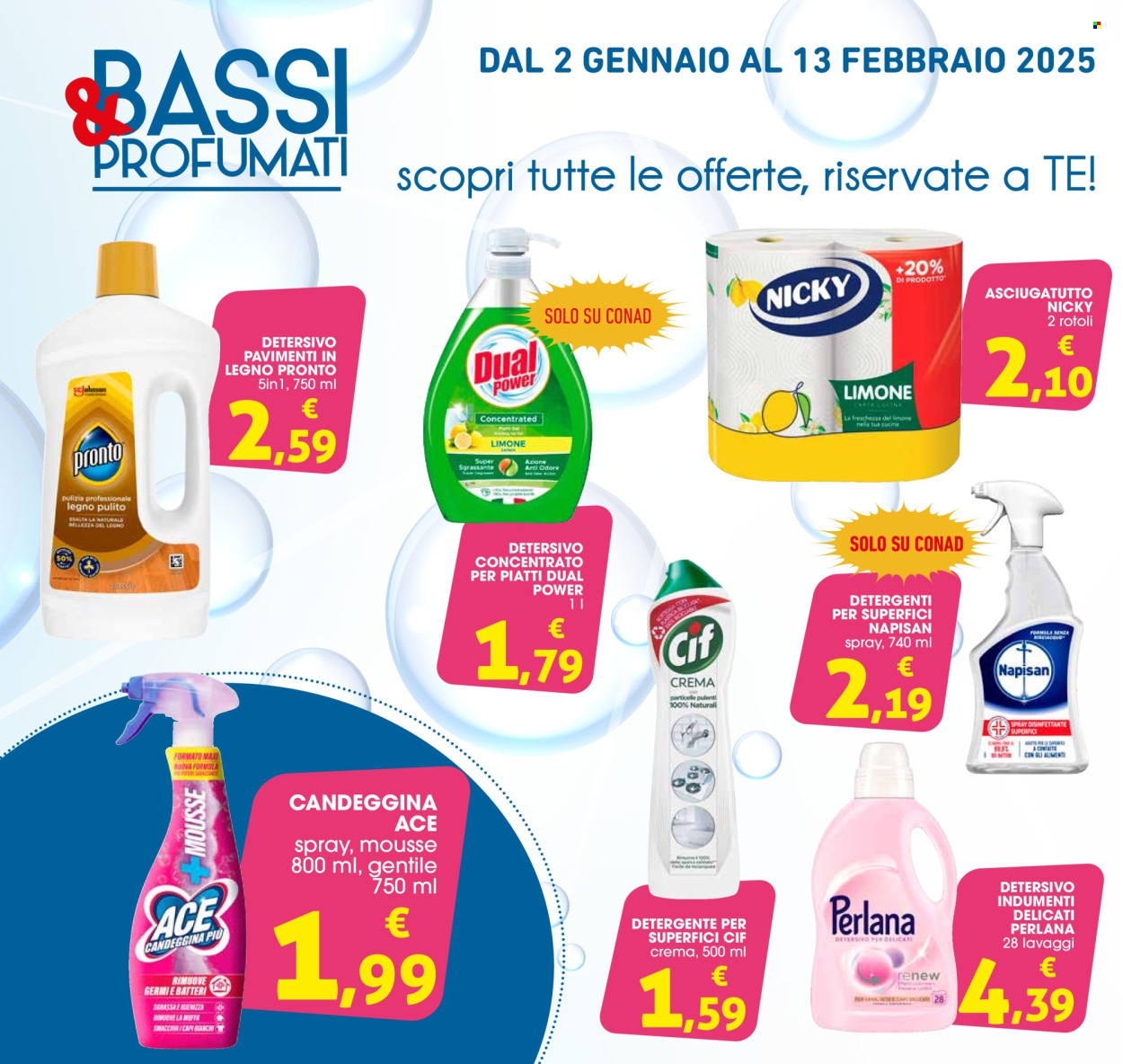 Volantino Conad - 2/1/2025 - 13/2/2025. Pagina 1