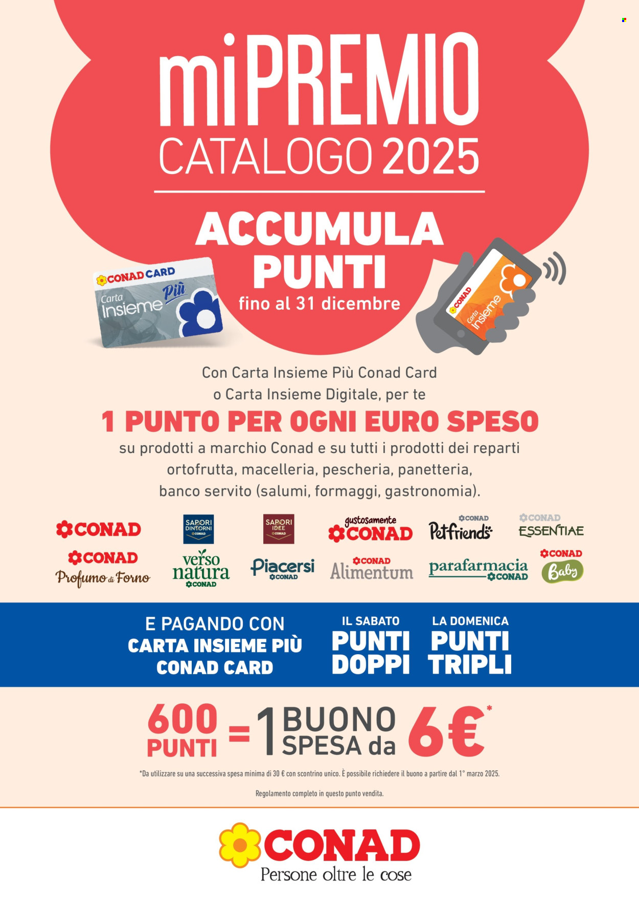 Volantino Conad Superstore - 1/1/2025 - 31/12/2025. Pagina 1