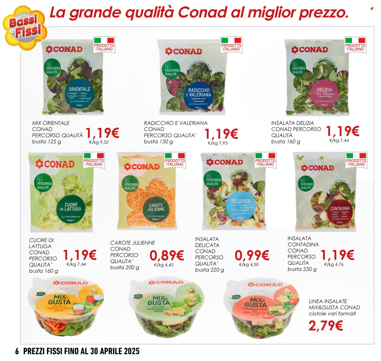 Volantino Conad - 1/1/2025 - 30/4/2025. Pagina 1