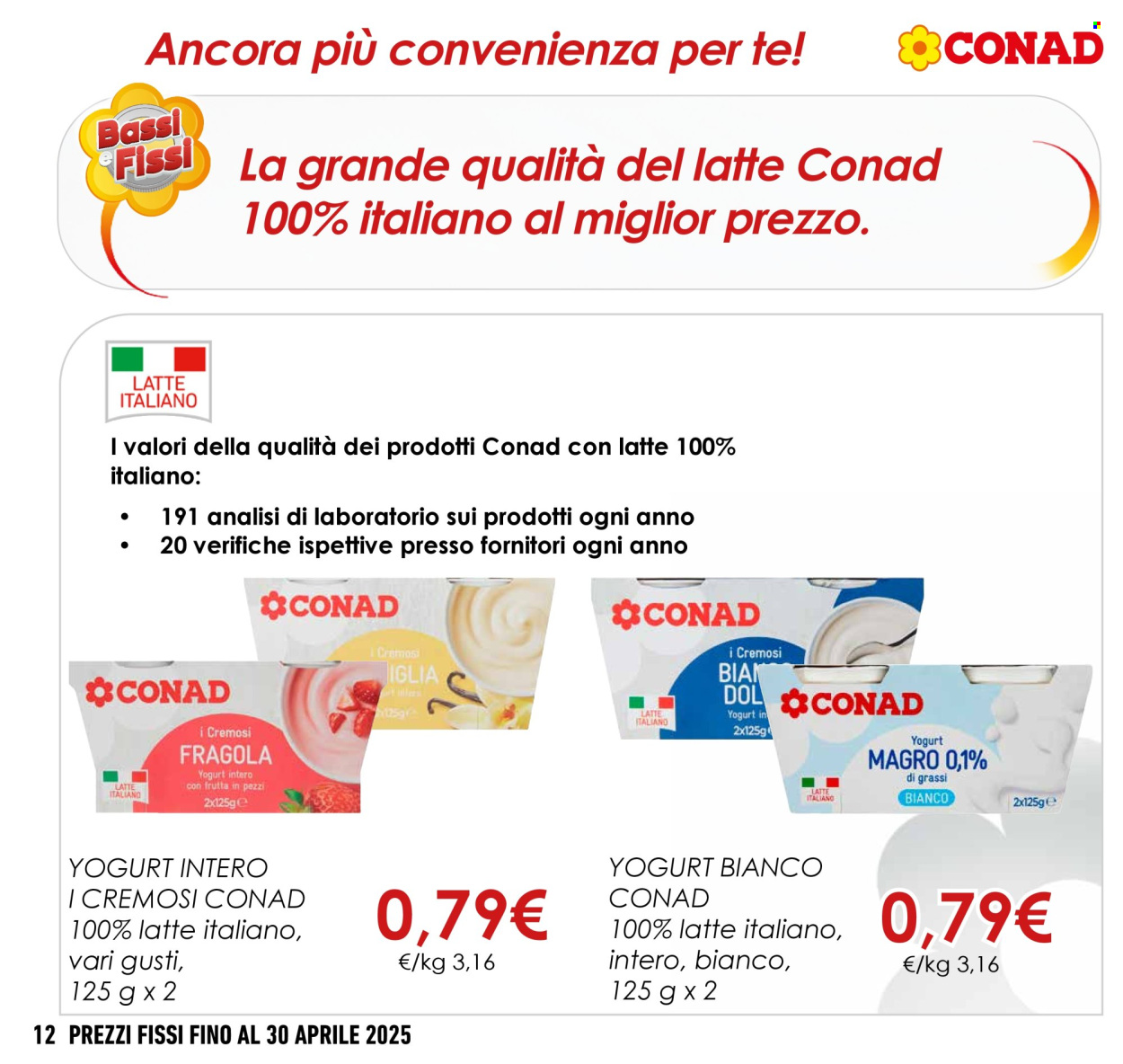 Volantino Conad - 1/1/2025 - 30/4/2025. Pagina 1