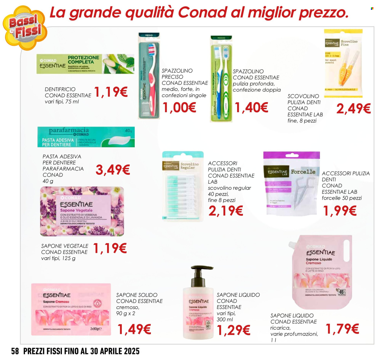 Volantino Conad - 1/1/2025 - 30/4/2025. Pagina 1