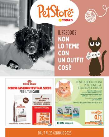 Volantino Pet Store Conad - 7/1/2025 - 29/1/2025.