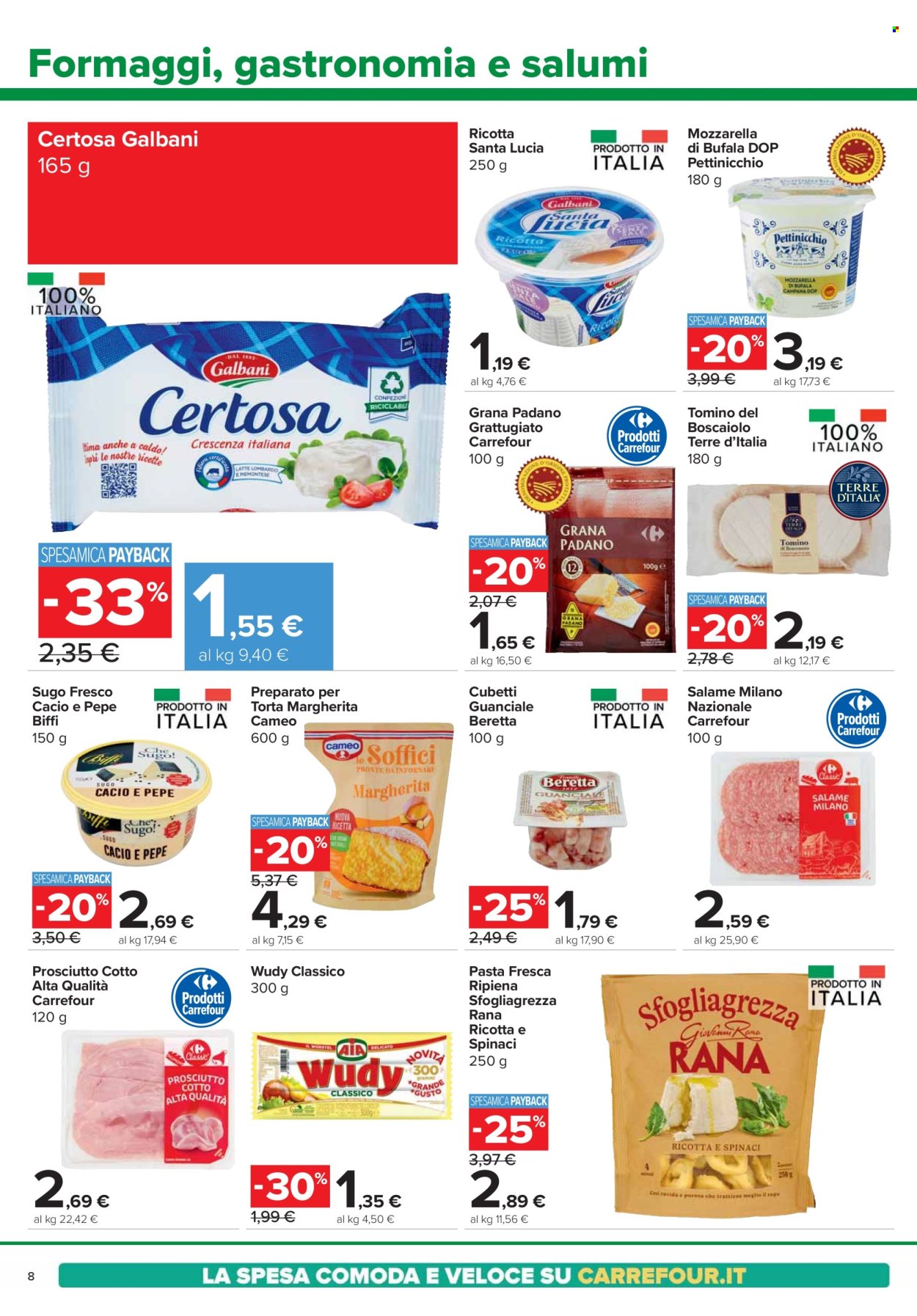 Volantino Carrefour - 8/1/2025 - 22/1/2025. Pagina 1