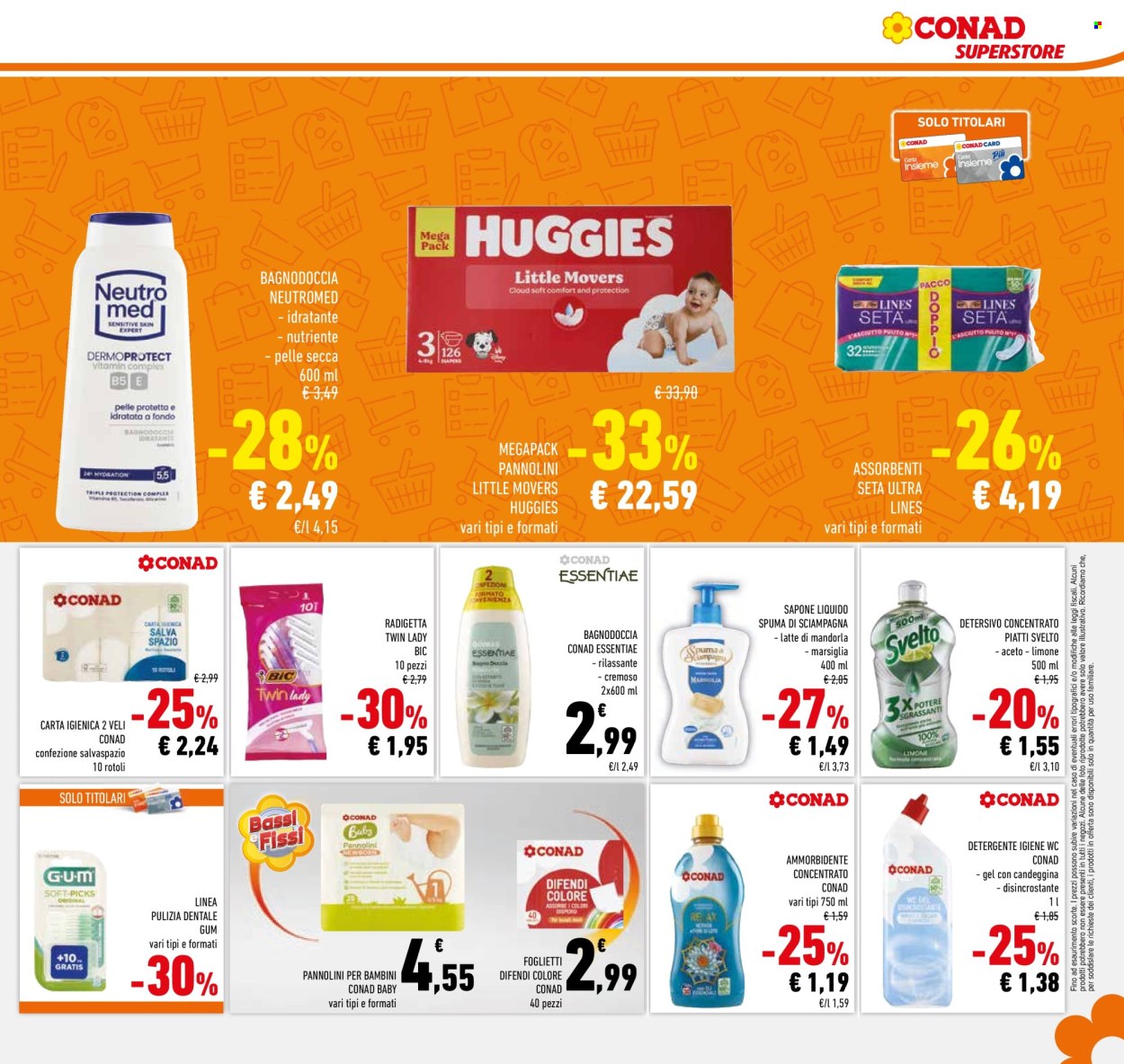 Volantino Conad Superstore - 7/1/2025 - 14/1/2025. Pagina 1