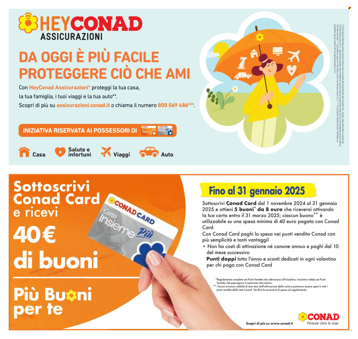 Volantino Conad Superstore - 7/1/2025 - 14/1/2025. Pagina 1