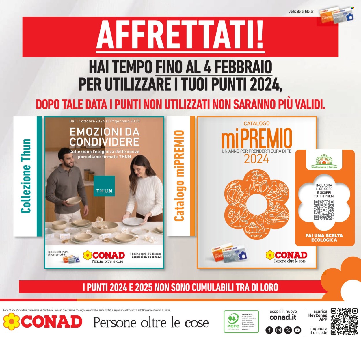 Volantino Conad Superstore - 7/1/2025 - 14/1/2025. Pagina 1