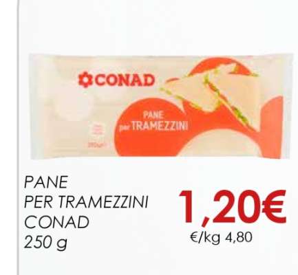 Pane per Tramezzini Conad